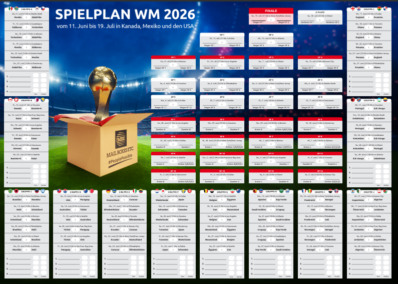 WM Spielplan 2026