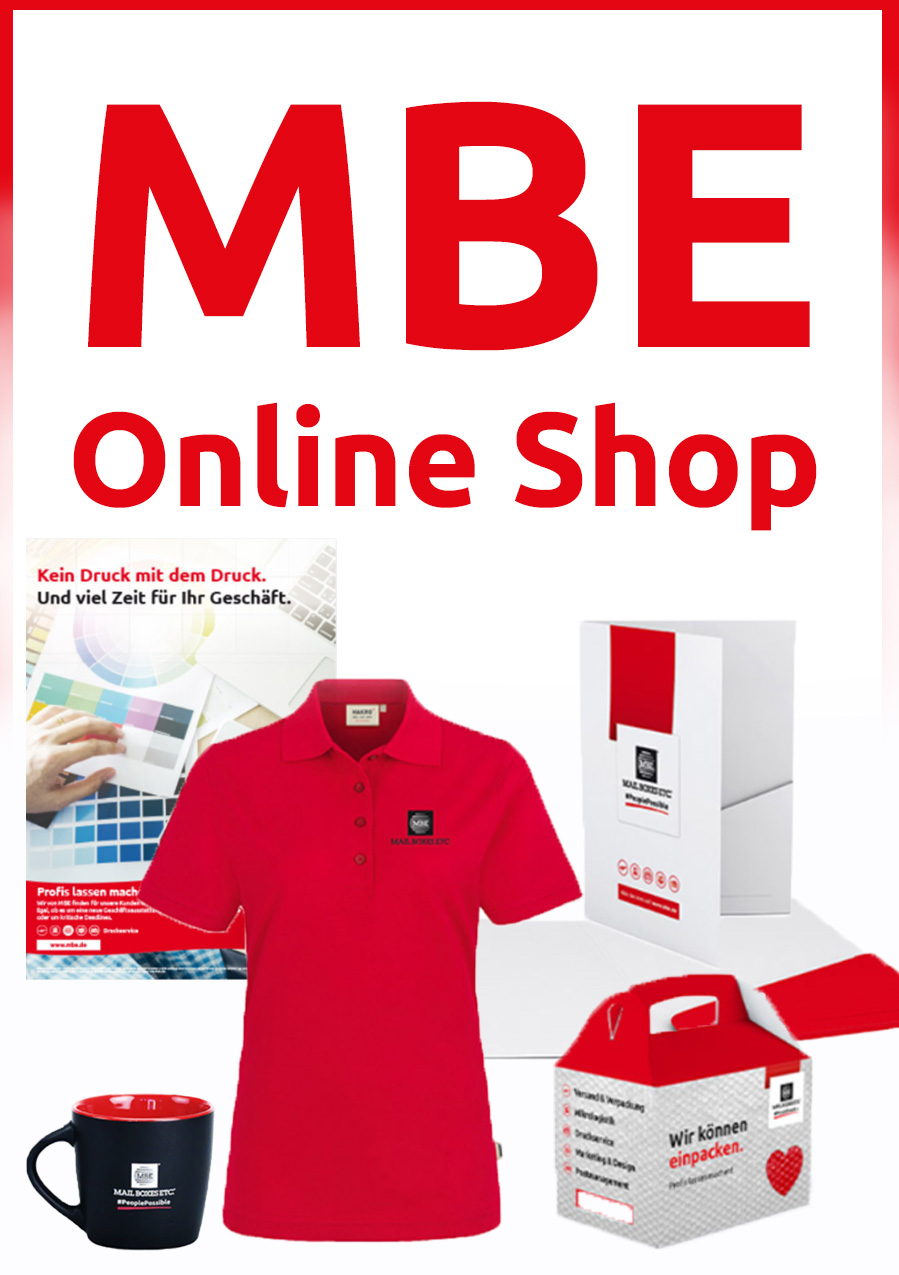 MBE Shops exklusiv für Franchisepartner